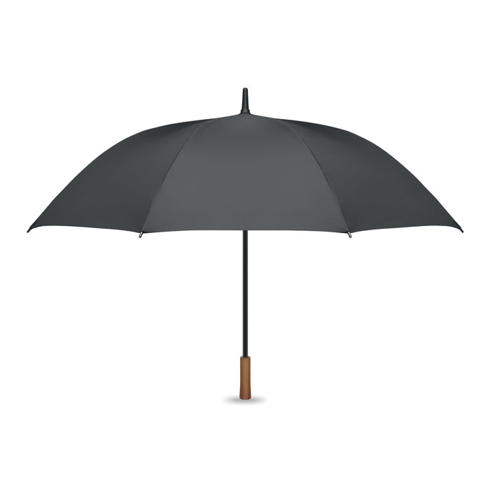 Parapluie droit 27" à ouverture auto à personnaliser Rayna gris pierre